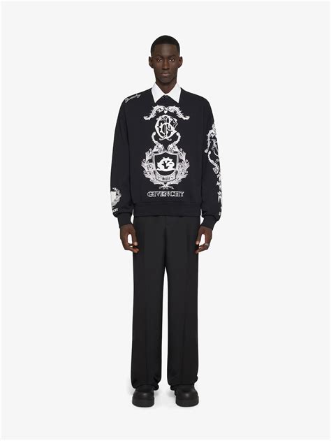 sudadera givenchy|Givenchy crest sweatshirt.